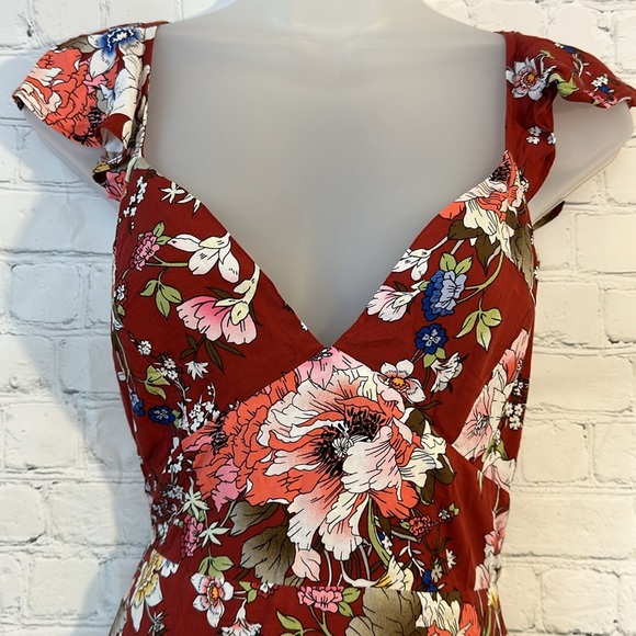 Lulus beautiful flowered maxi dress - Picture 4 of 10